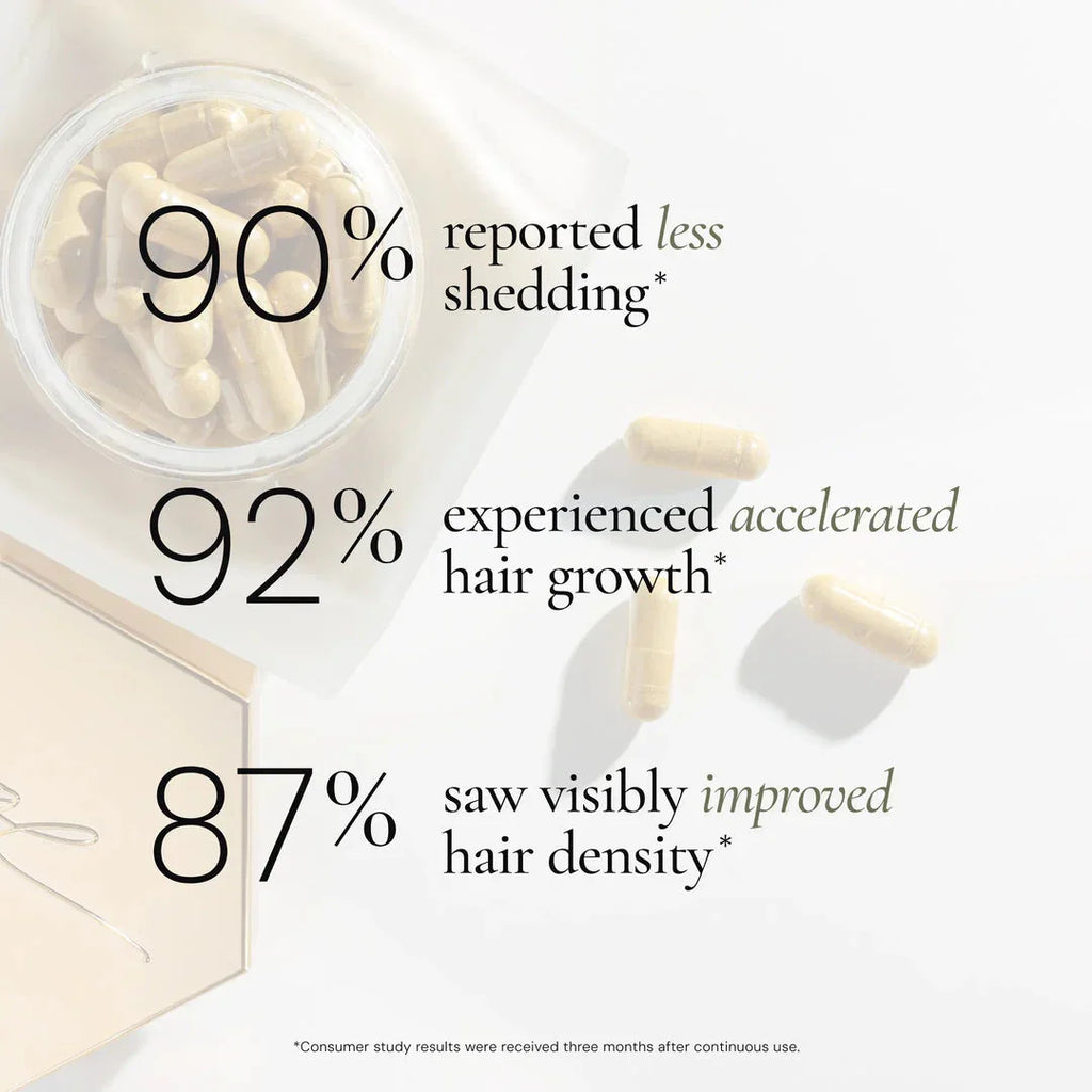 Hair supplement capsules for hair growth, density, and reduced shedding, Delray Beach FL hair care.