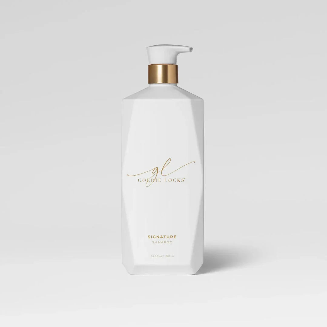 Goldie Locks Signature Shampoo liter bottle for hair extensions care in Delray Beach FL