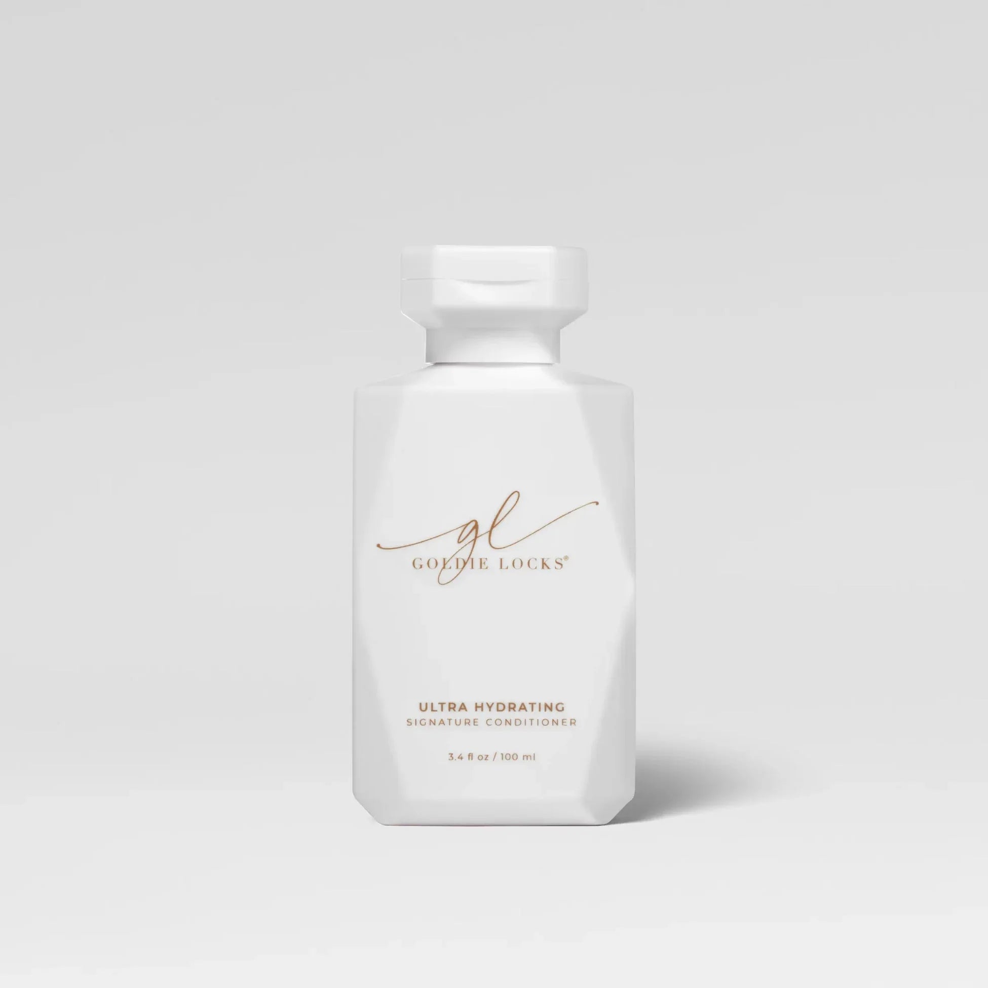 Goldie Locks Ultra Hydrating Signature Conditioner bottle for hair extensions care in Delray Beach FL