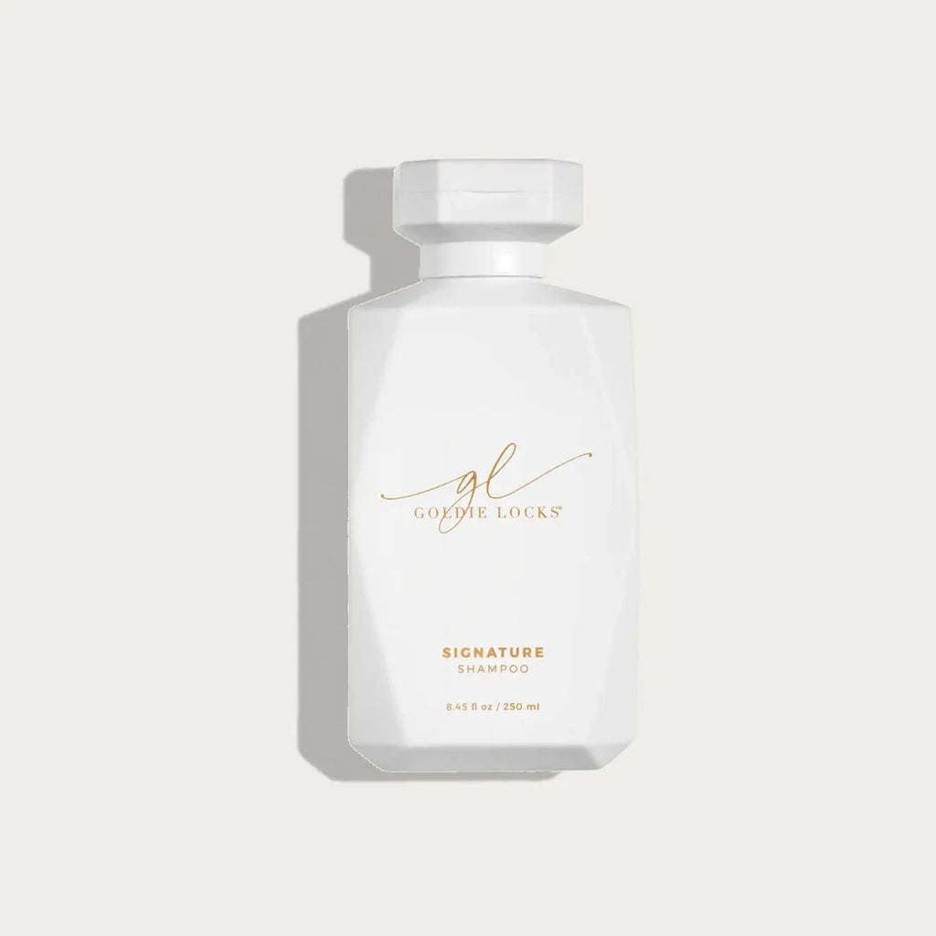 Goldie Locks Signature Shampoo for hair extensions and blonding, Delray Beach FL studio product