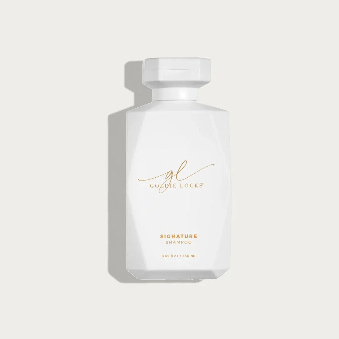 Goldie Locks Signature Shampoo for hair extensions and blonding, Delray Beach FL studio product