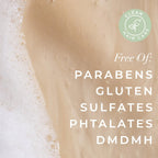 Clean hair care shampoo with foam, free of parabens, gluten, sulfates for Delray Beach FL extensions clients.